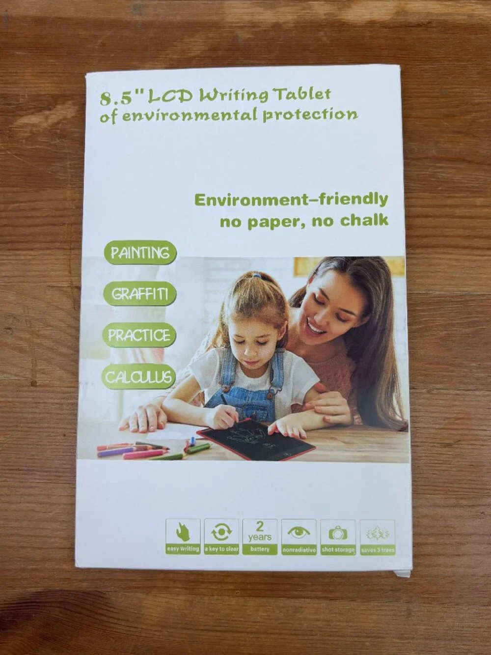 8.5-inch LCD Writing Tablet with stylus for kids. New